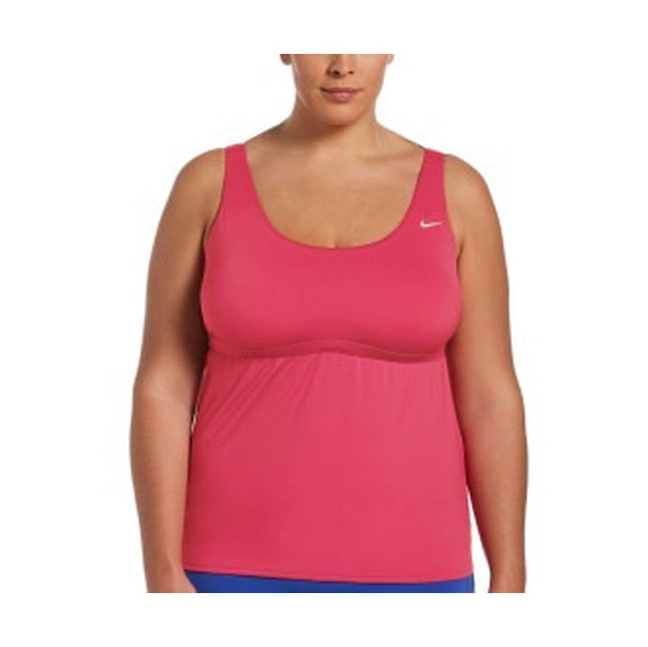 Nike Plus Size Essentials Scoop Neck Tankini Top