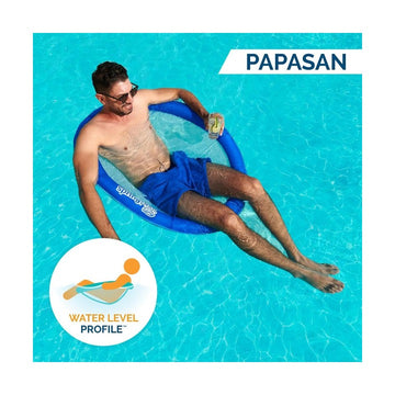 Swimways Spring Float Papasan - Blue with PDQ