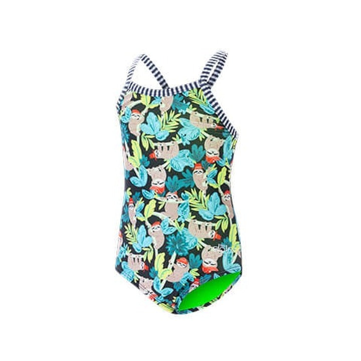 Little Dolfin Girls One Piece Swimsuit