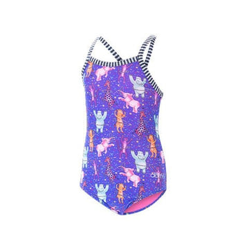 Little Dolfin Girls One Piece Swimsuit