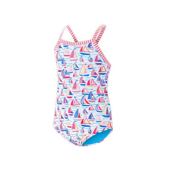 Little Dolfin Girls One Piece Swimsuit