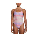 Nike Hydrastrong Multi Print Lace Up Tie Back One Piece