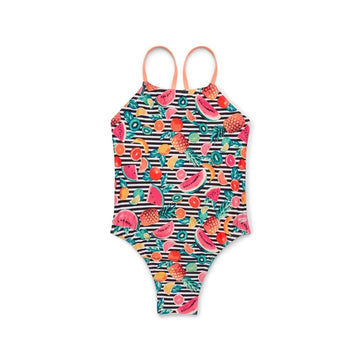 Speedo Girls Clean Double Strap 1pc Swimsuit