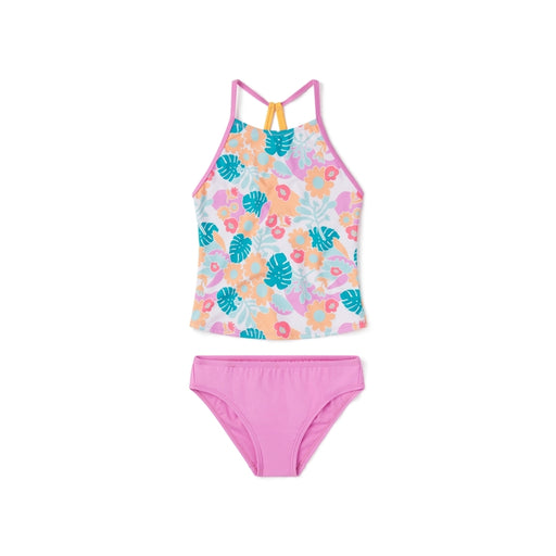 Speedo Print High Neck Tankini Set