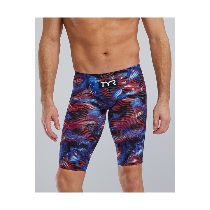 Tyr Mens Avictor 2.0. Low Waist USA Jammer Swimsuit