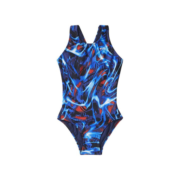 Tyr Durafast Lite Girls Maxfit Swimsuit - Electro