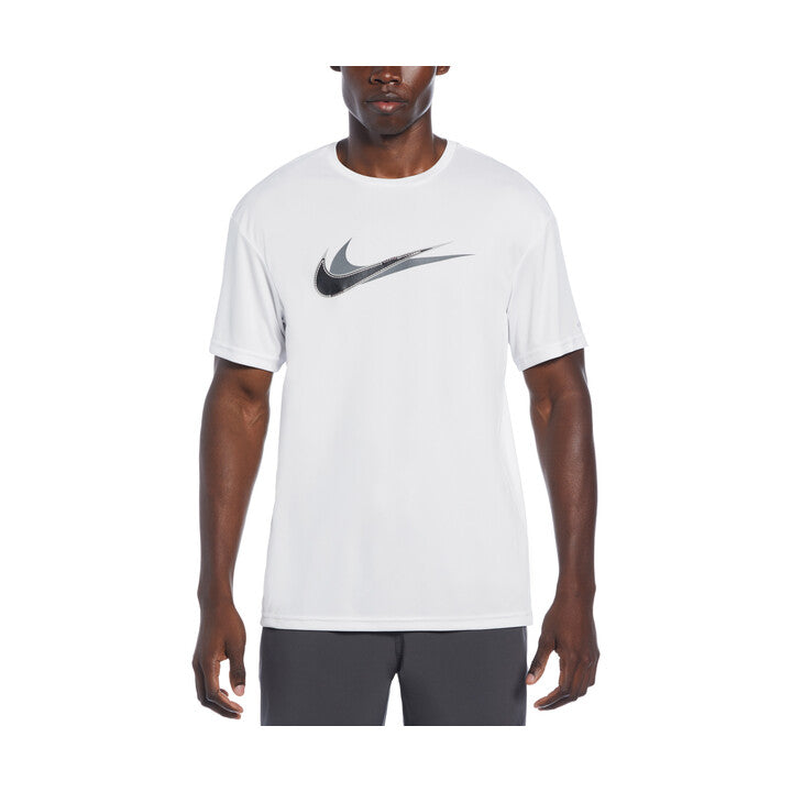 Nike Men Stacked Swoosh Short Sleeve Hydroguard