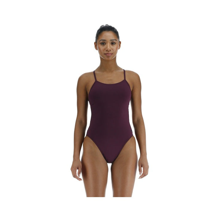 TYR Women's Durafast Elite SS Solid Cutoutfit Swimsuit