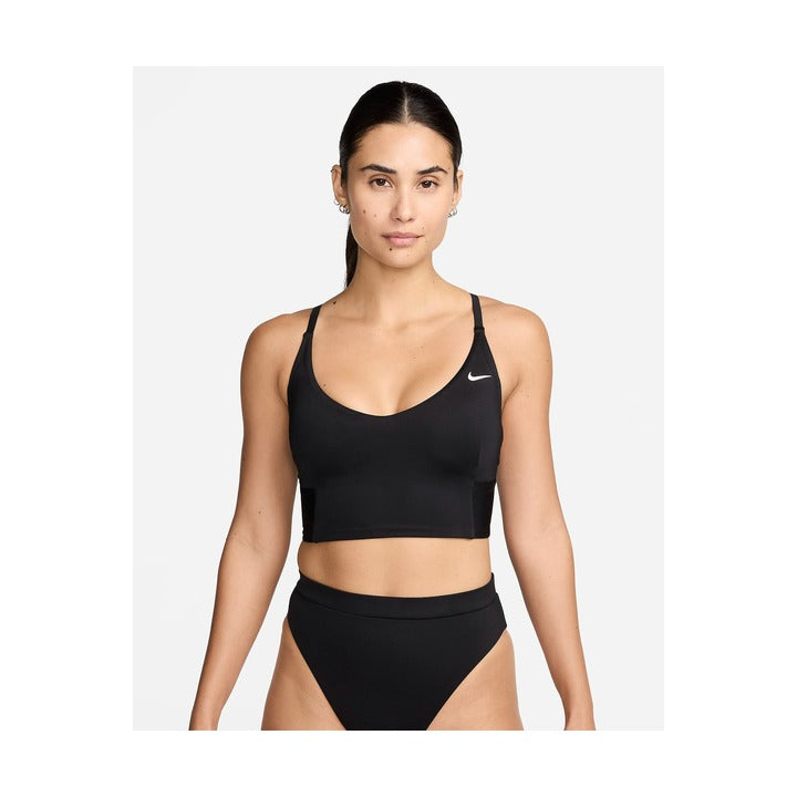 Nike Women Statement Stripe V-Neck Midkini