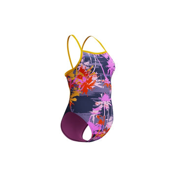 Speedo Womens Printed Web Back One Piece