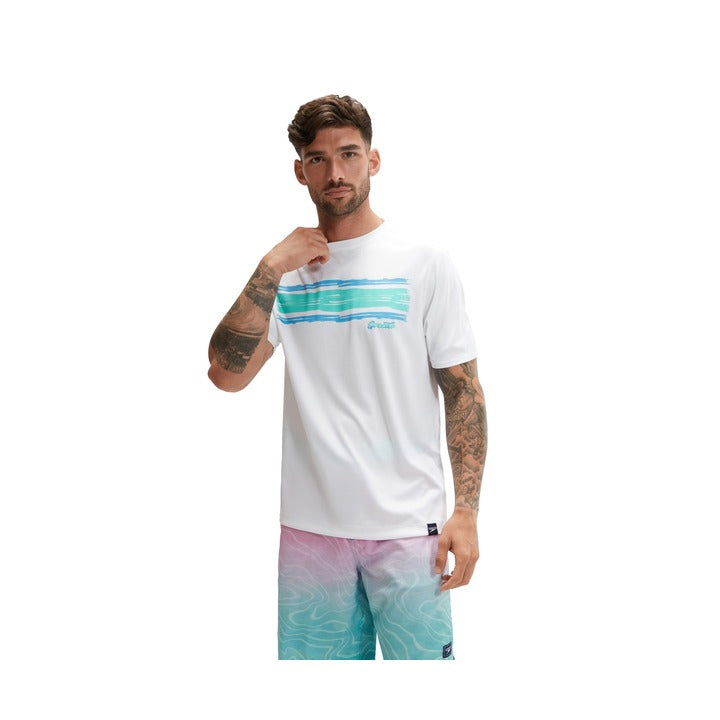 Speedo Men's Shortsleeve Graphic Swim Shirt