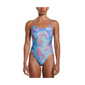 Nike Hydrastrong Multi Print Lace Up Tie Back One Piece