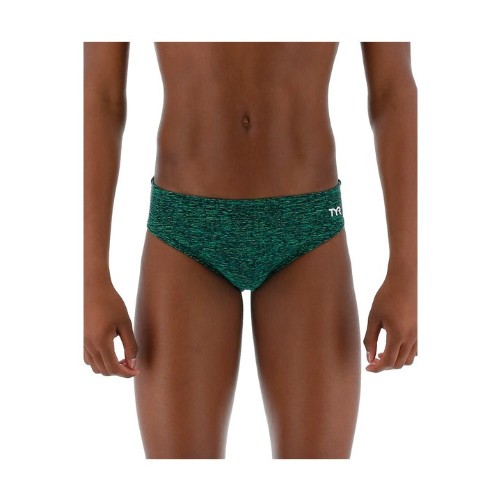 TYR Boys' Lapped Racer Swim Brief