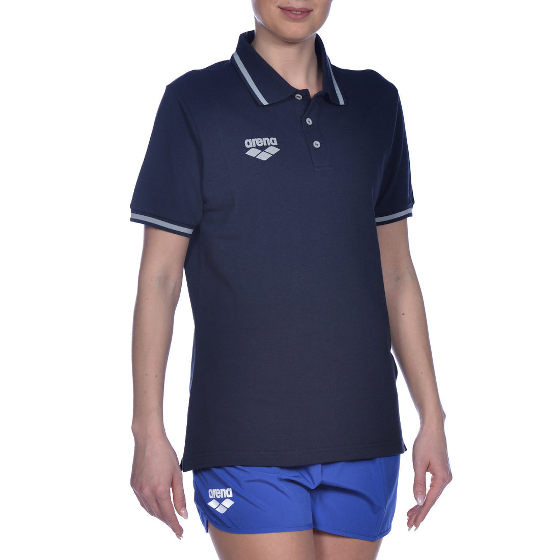 Arena Men's Team Line Short Sleeve Polo