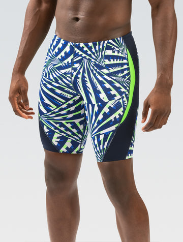 Dolfin Reliance Men's Printed Jammer Swimsuit Atomic