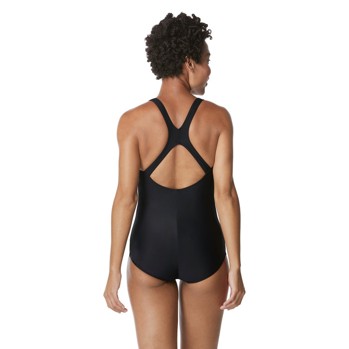 Speedo Ultraback Moderate Long Torso One Piece Swimsuit