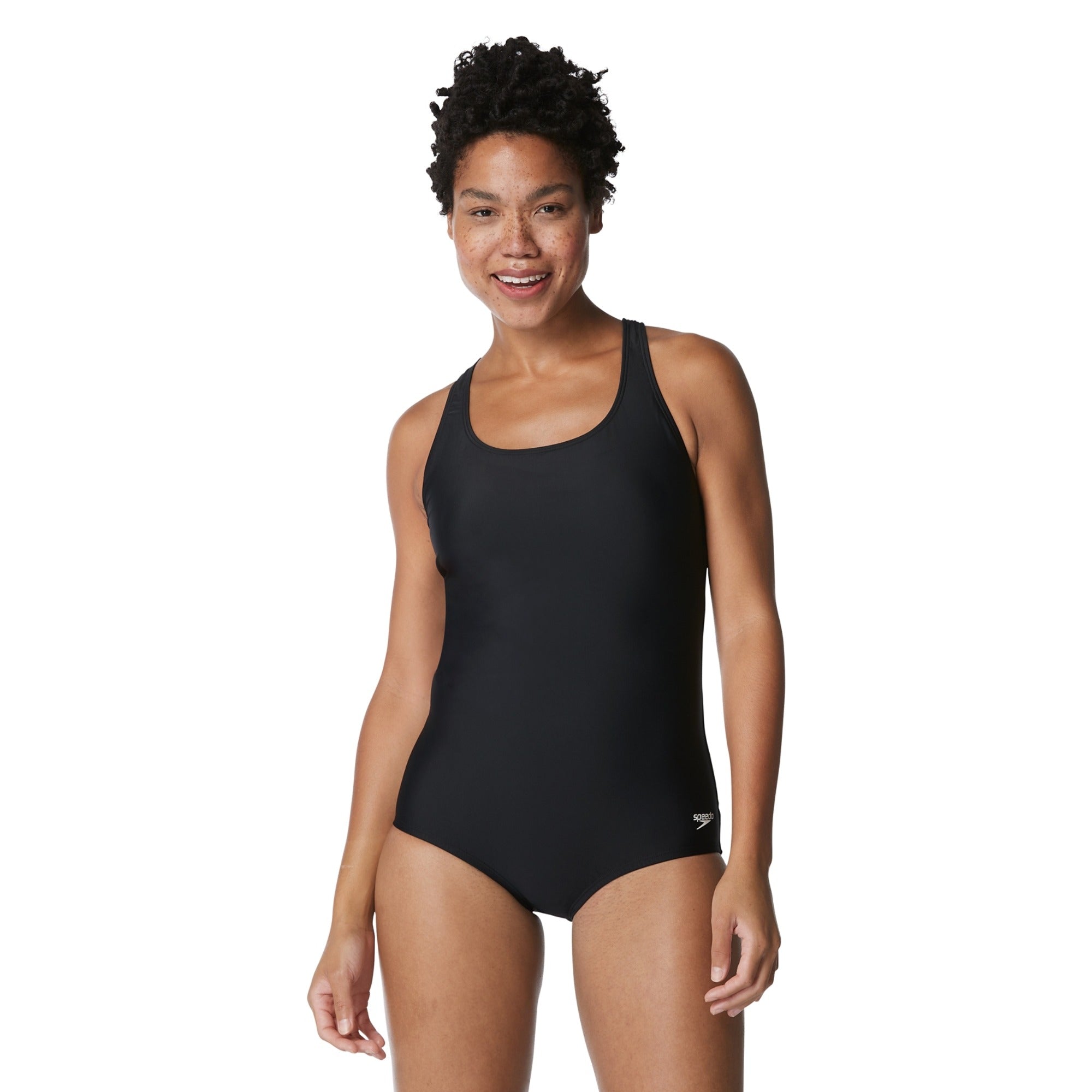 Speedo Ultraback Moderate Long Torso One Piece Swimsuit