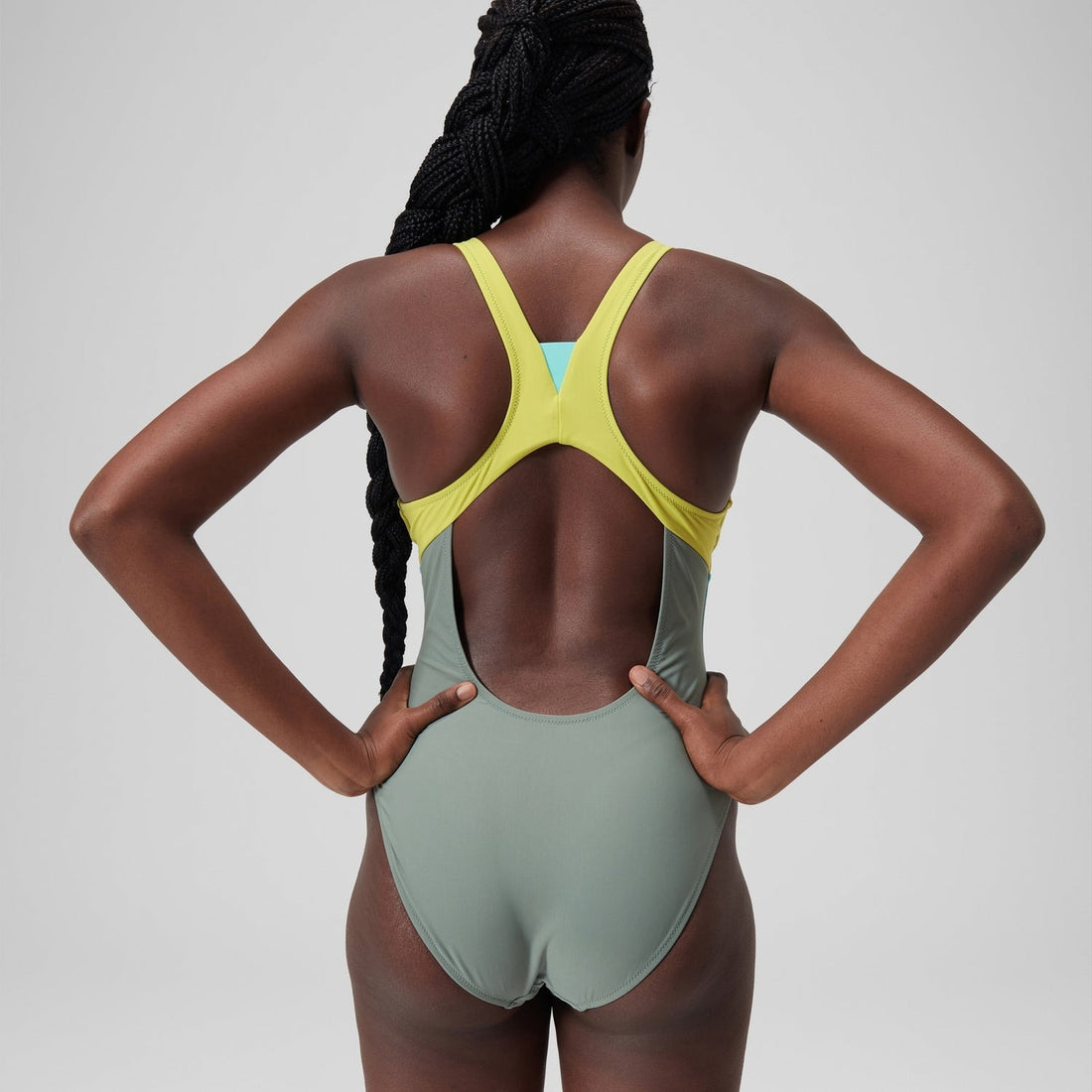 Speedo Zip Colorblock 1 Pc