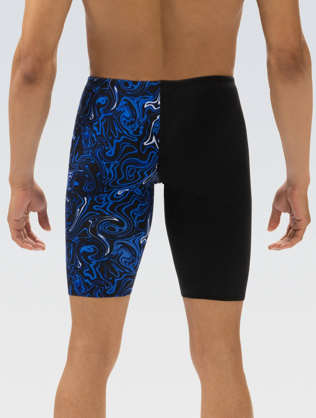 Dolfin Reliance Men's Printed Vapor Blue and Color Blocked Leg Jammer