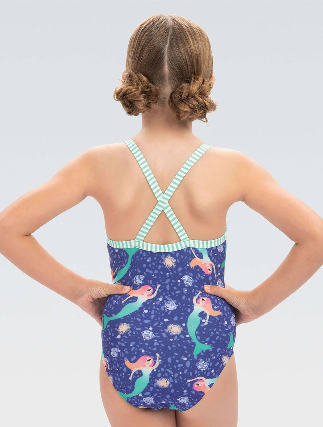 Dolfin Girls Uglies Mermaid Criss-Cross Back One Piece Suit