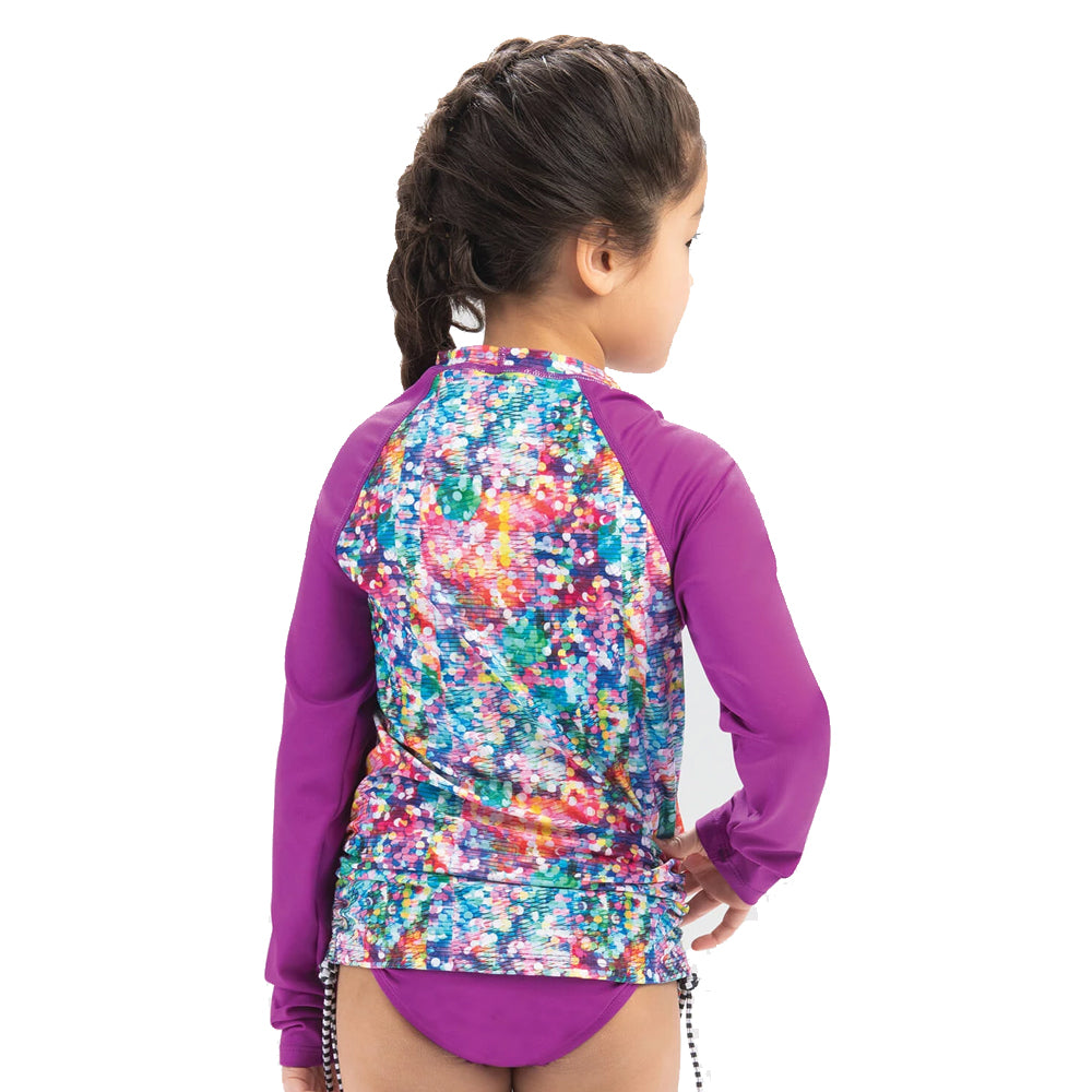 Dolfin Uglies Rash Guard GIRLS SHIMMER Long Sleeve