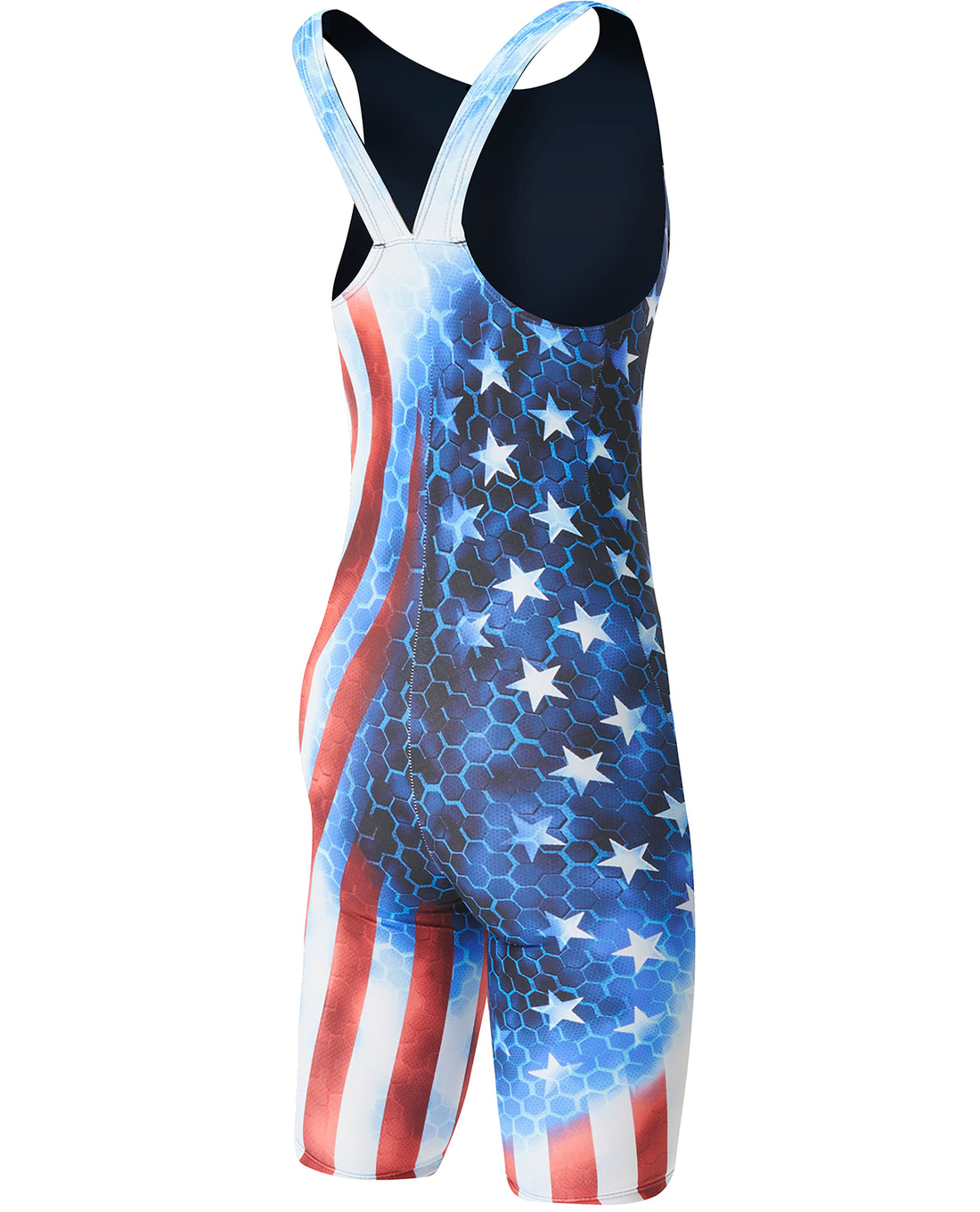 TYR Women's Avictor Supernova USA Closed Back Tech Suit