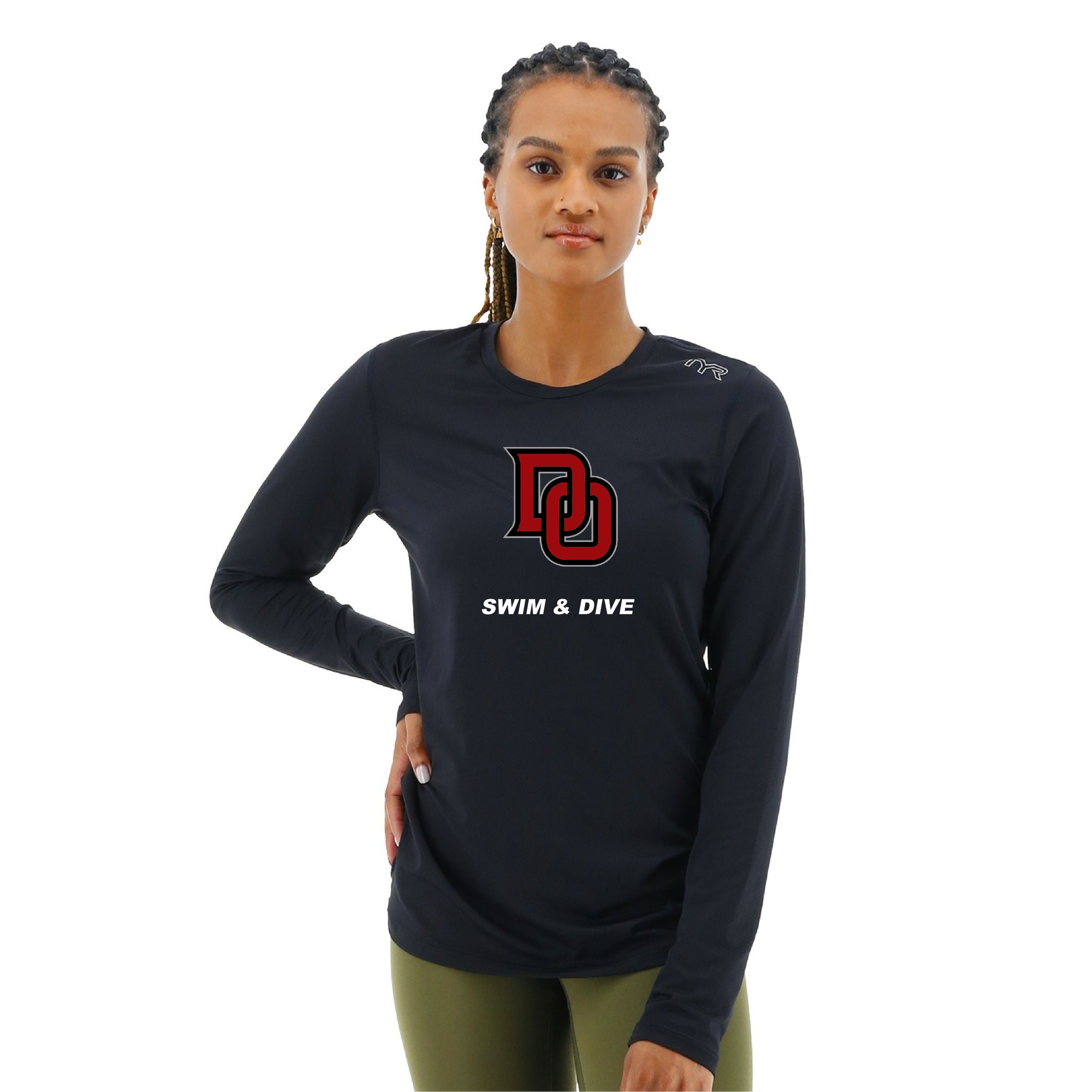 DO Tyr Airtec Women's Long Sleeve Tee - Solid