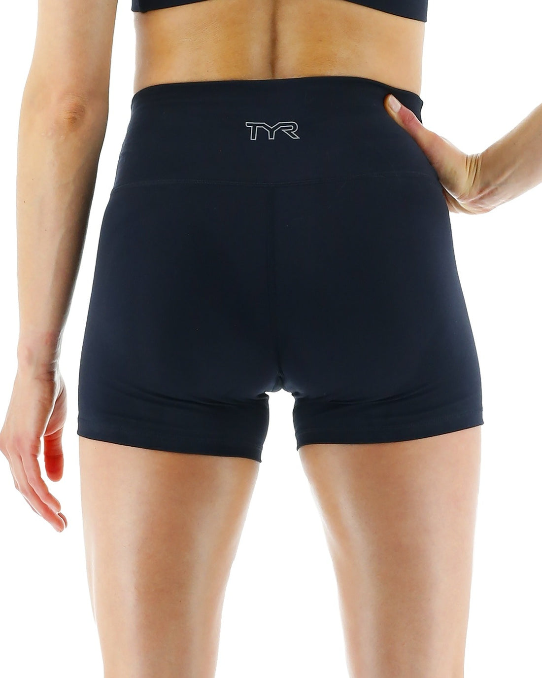 Tyr Base Kinetic Women's High-Rise 3.25in Shorts - Solid