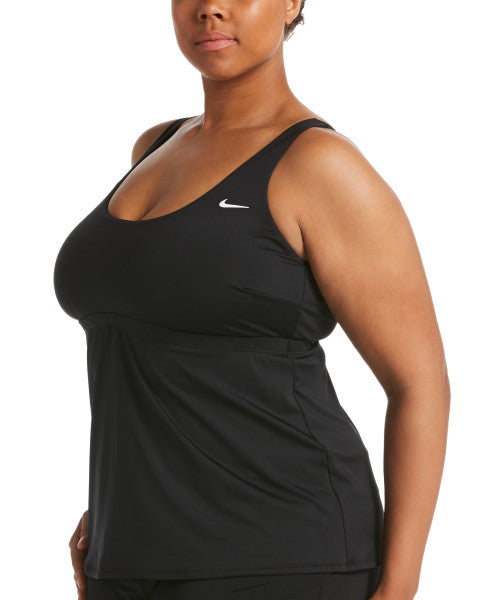 Nike Plus Size Essentials Scoop Neck Tankini Tops