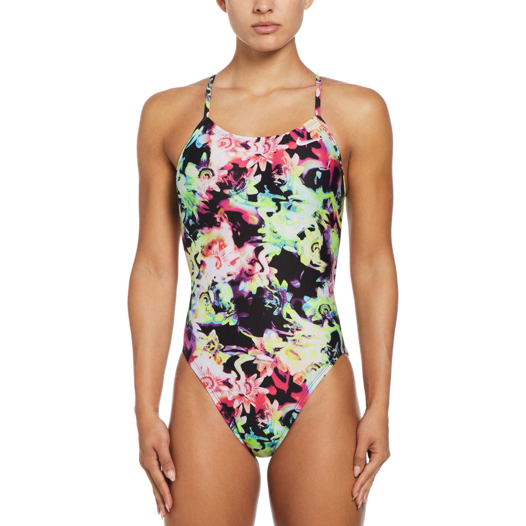 Nike Hydrastrong Multi Print Cut Out One Piece Extended Colors