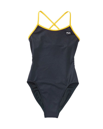 Tyr Girls Hexa Durafast Elite Trinityfit One Piece Swimsuit