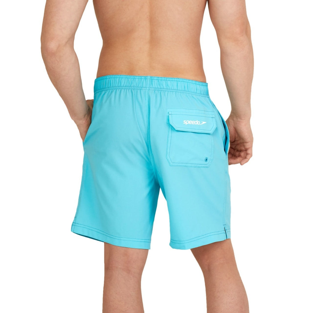 Speedo Men's Standard Swim Trunk Mid Length Redondo Solid