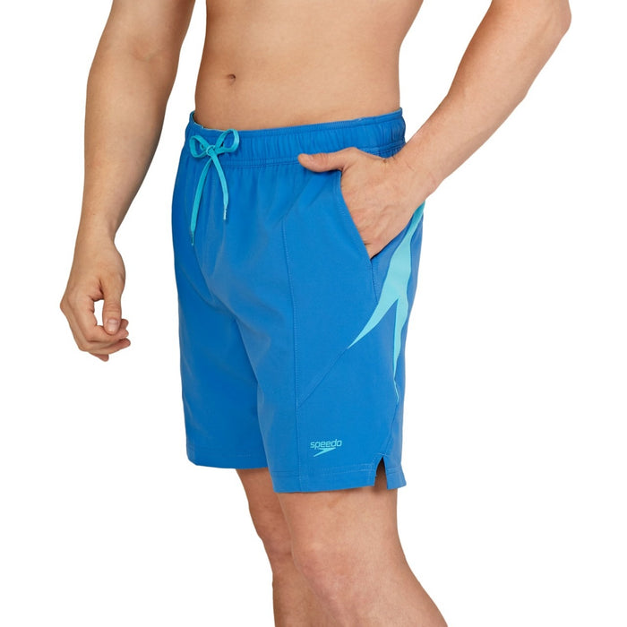 Speedo Men's Standard Swim Trunk Mid Length Redondo Solid