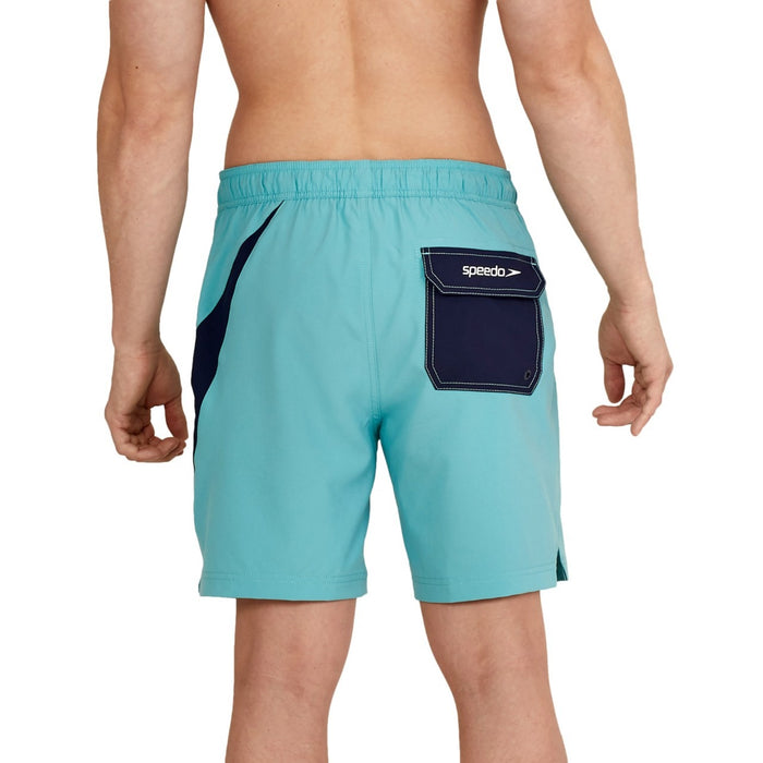 Speedo Men's Standard Swim Trunk Mid Length Redondo Solid