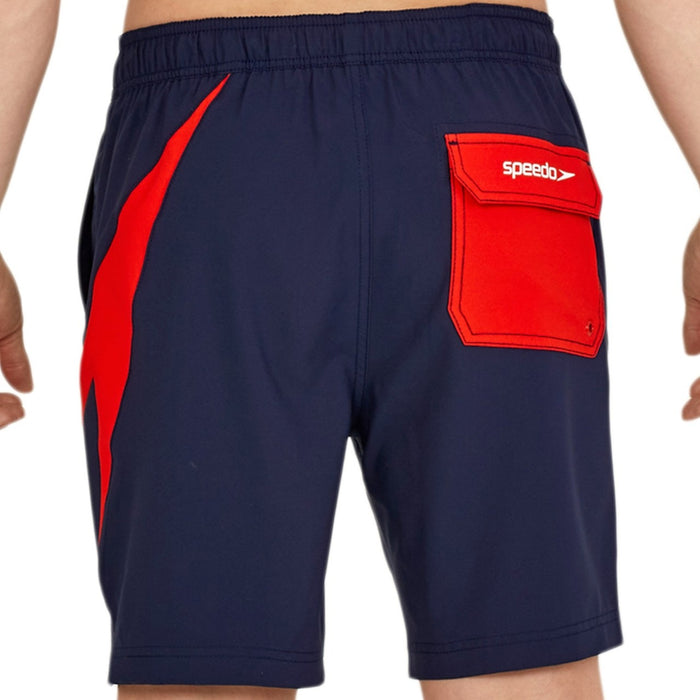 Speedo Men's Standard Swim Trunk Mid Length Redondo Solid