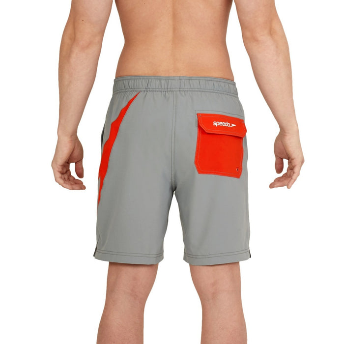 Speedo Men's Standard Swim Trunk Mid Length Redondo Solid