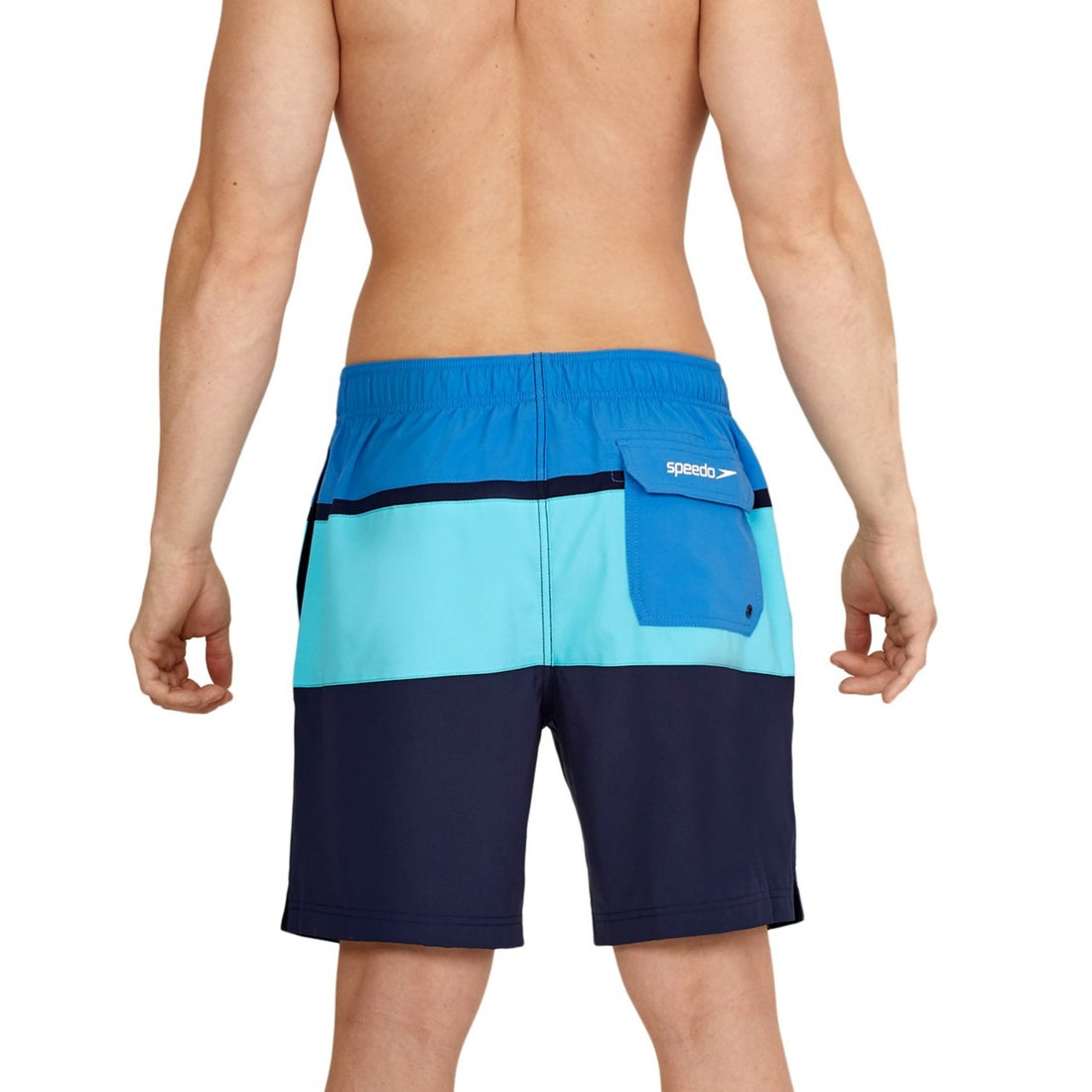 Speedo Men's Standard Swim Trunk Mid Length Redondo Stripe