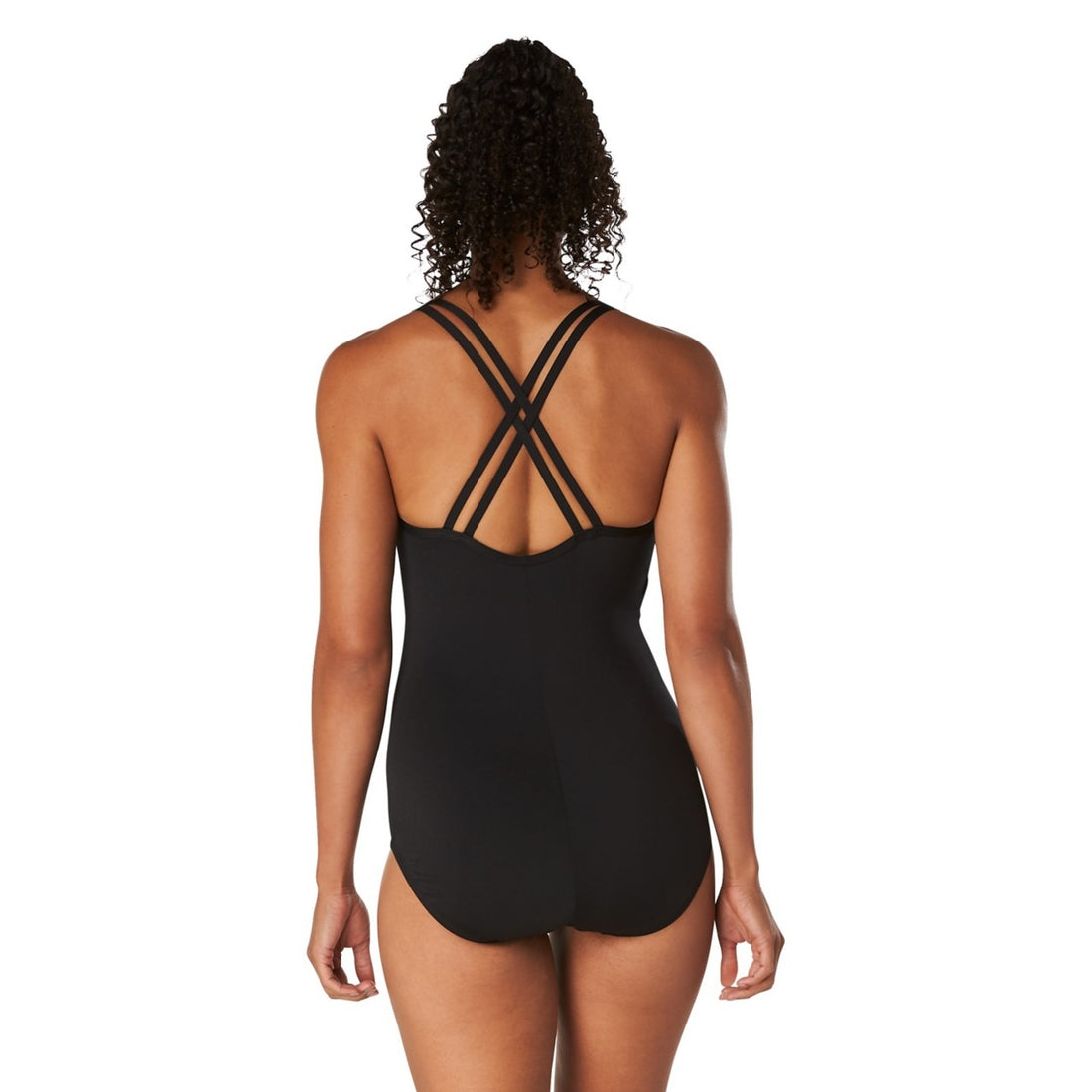 Speedo Women's Mesh Blocked One Piece Swimsuit