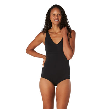 Speedo Solid V Neck 1 Pc