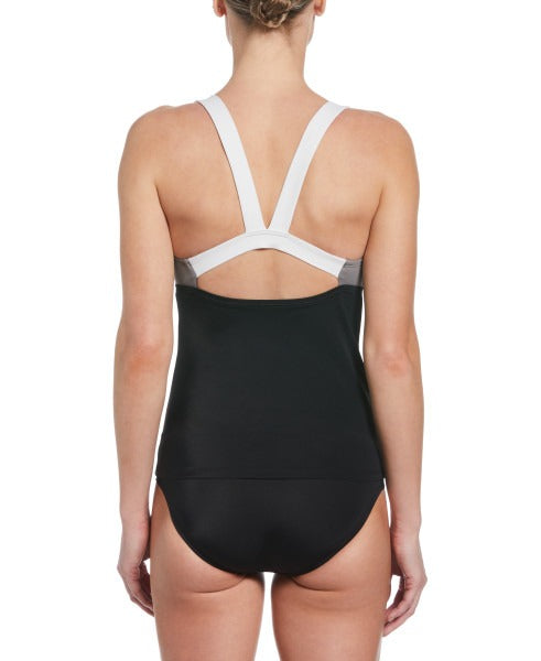 Nike Colorblock V-Back One Piece