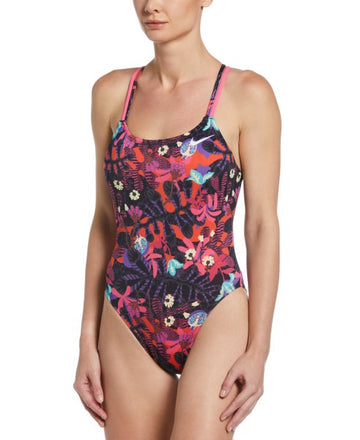 Nike Hydrastrong Multi Print Spiderback One Piece