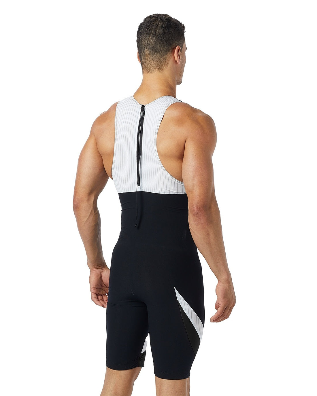 Tyr Men's Carbon Zipper Back Short John Tri Suit