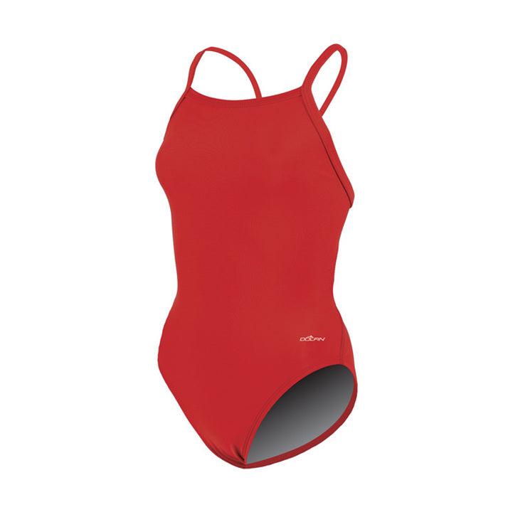 Dolfin Xtra Life Lycra Solid V-2 Back Swimsuit