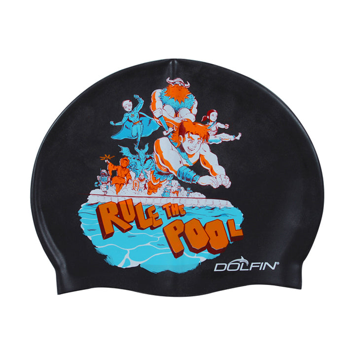 Dolfin Swim Cap RULE THE POOL