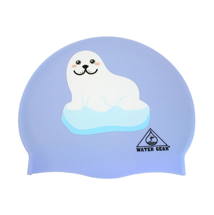 Water Gear Swim Cap SEAL ON ICEBERG