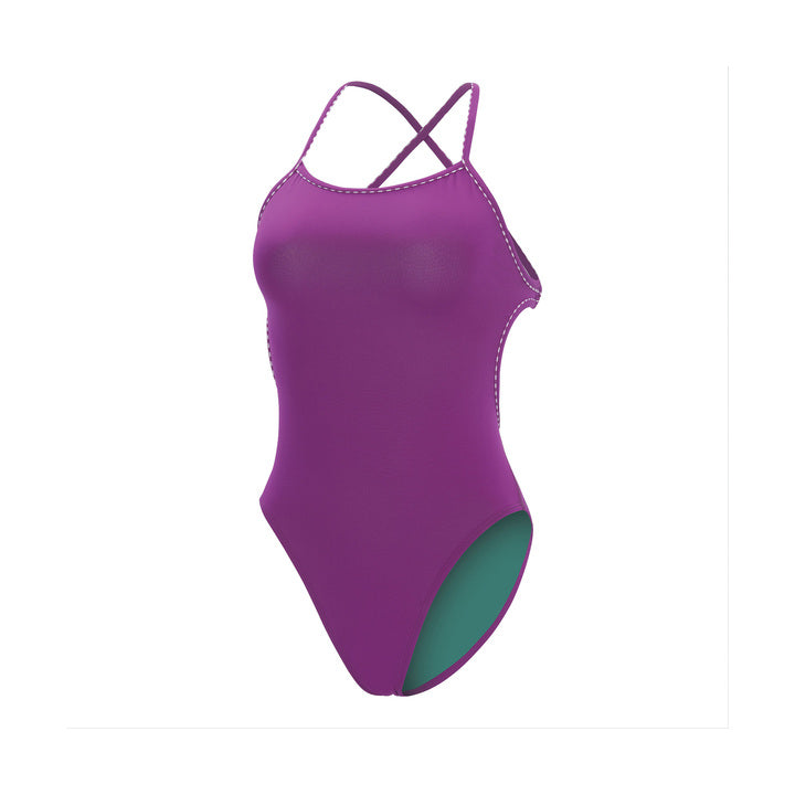 Dolfin Uglies Revibe Solid Tie-Back One Piece Swimsuit