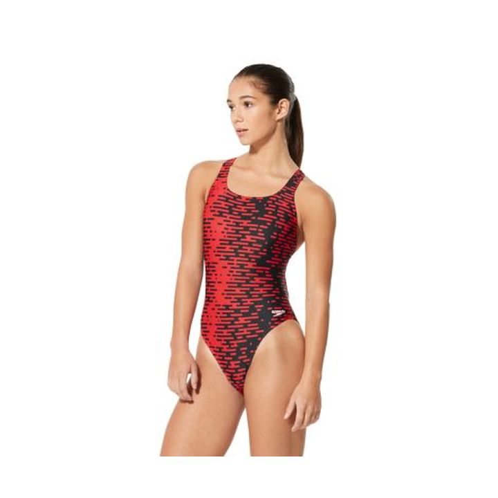 Speedo Womens Modern Matrix Super Pro One Piece Swimsuit