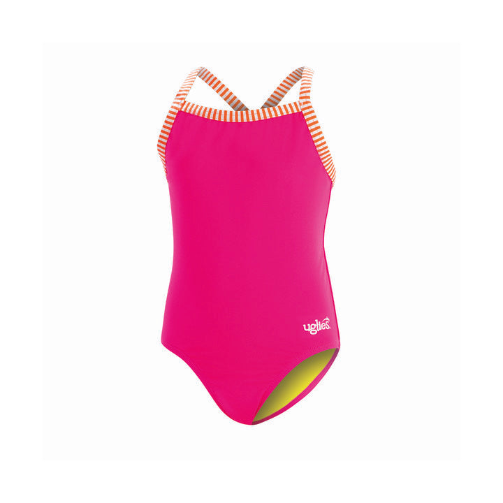 Dolfin Uglies Girls' Solid One Piece Swimsuit