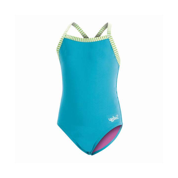 Dolfin Uglies Girls' Solid One Piece Swimsuit