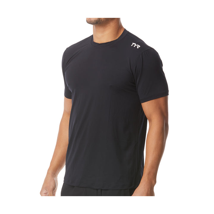 TYR Men's Short Sleeve Rashguard